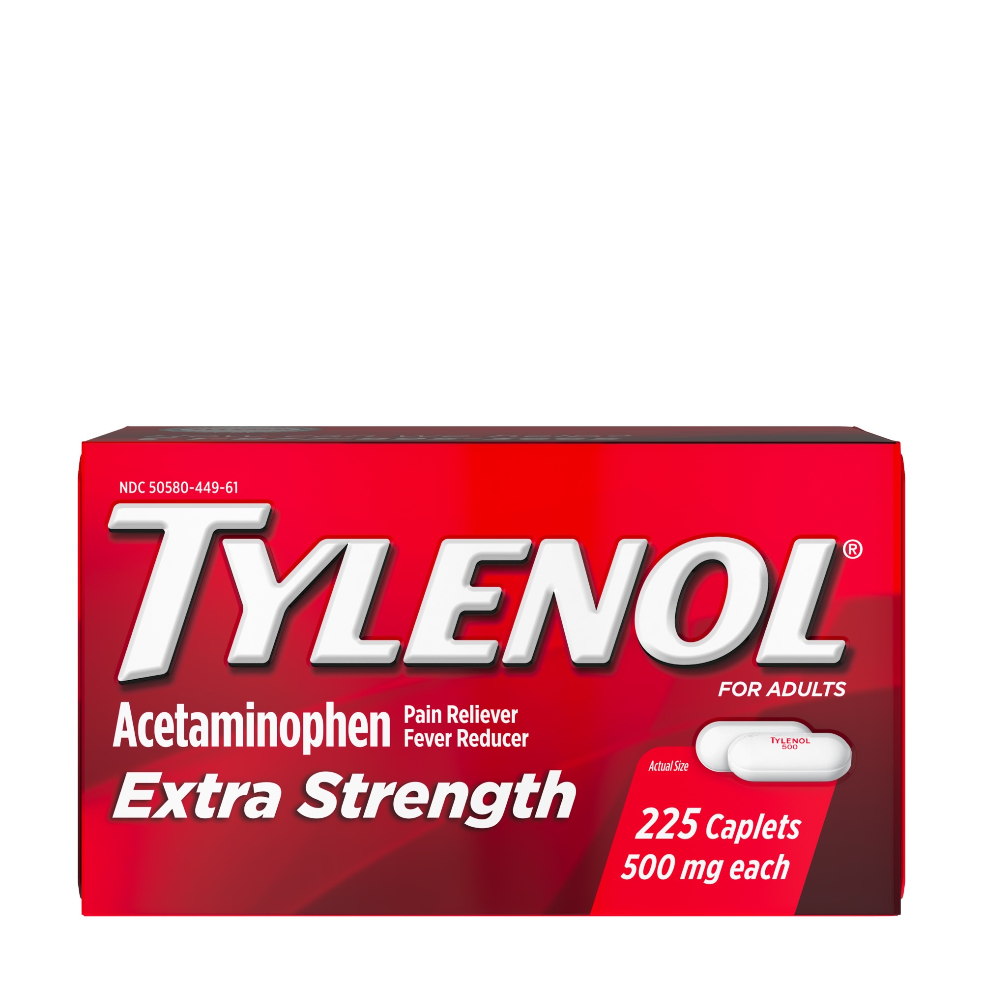Order Tylenol Extra Strength Caplets with Acetaminophen - 500mg, 225 ct food online from Rite Aid store, CORNING on bringmethat.com