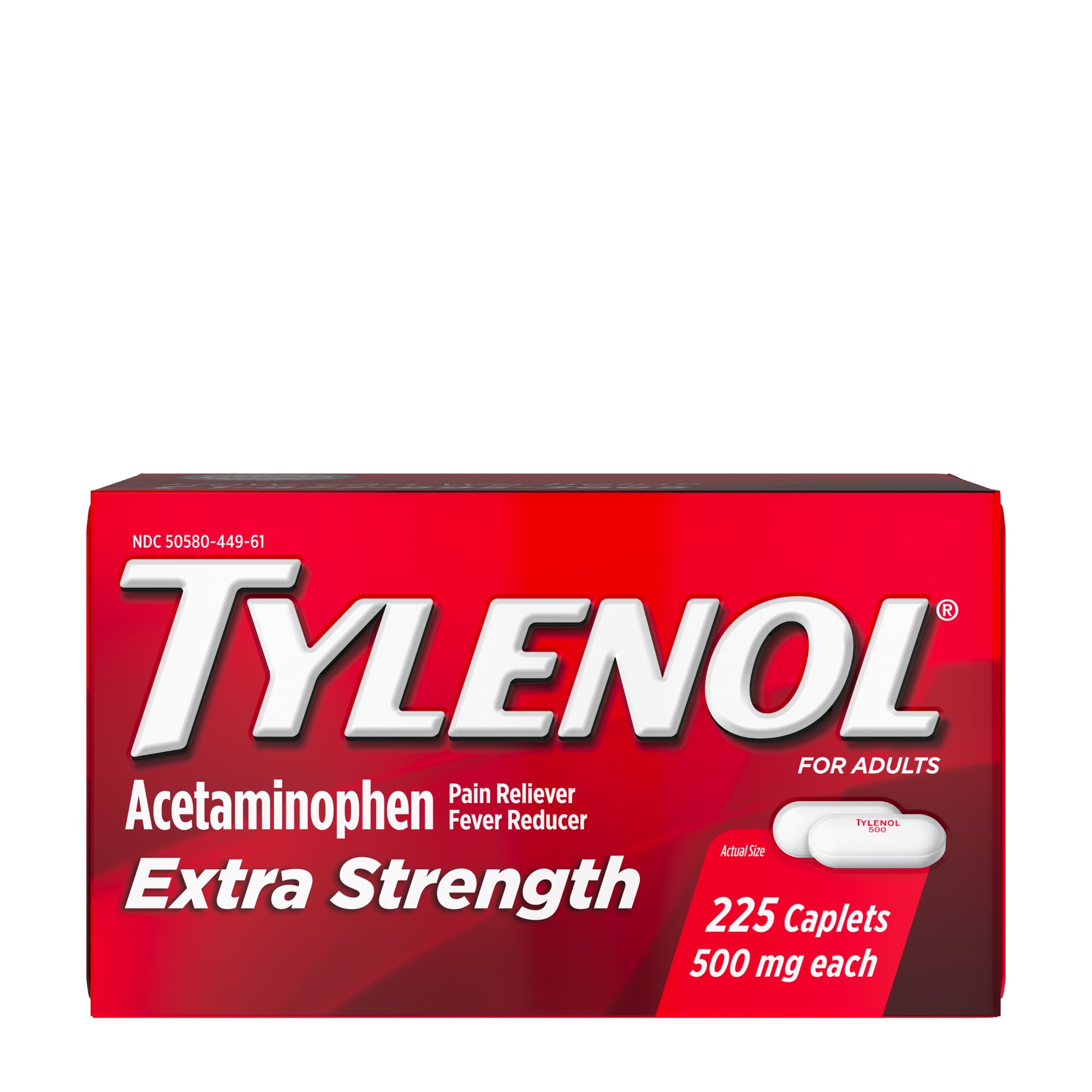 Order Tylenol Extra Strength Caplets with Acetaminophen - 500mg, 225 ct food online from Rite Aid store, ELMIRA on bringmethat.com