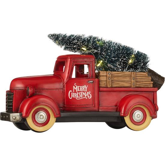 Order Merry Brite 12.1" Christmas Truck Figurine food online from CVS store, WADING RIVER on bringmethat.com