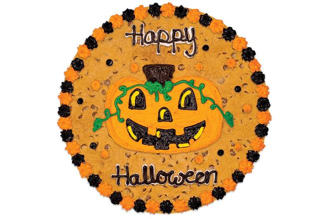 Order #629: Halloween Jack O' Lantern food online from Nestle Toll House Cafe store, Jackson on bringmethat.com