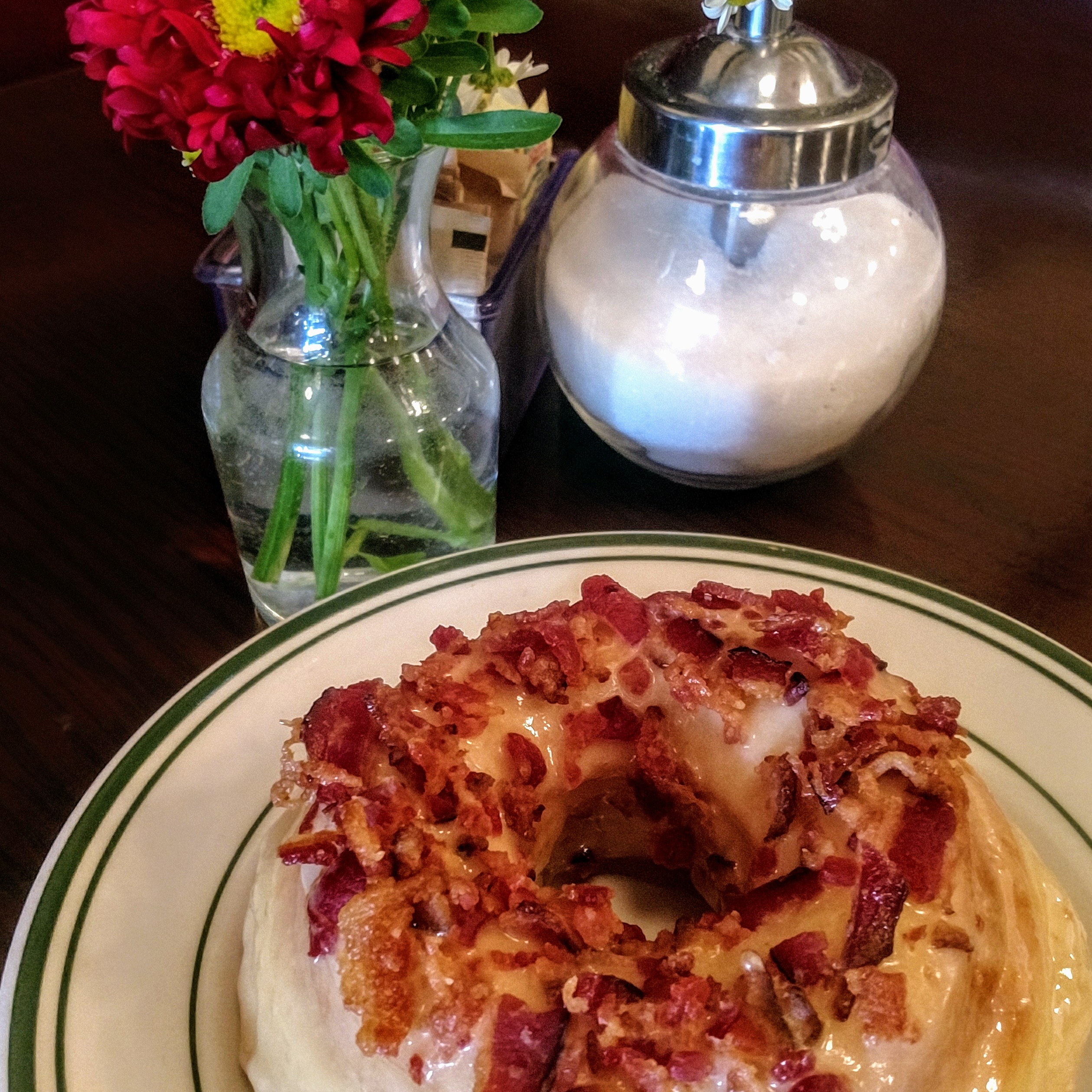 Order Maple Bacon Donut food online from Nickel Diner store, Los Angeles on bringmethat.com