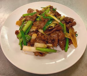 Order Ginger Onion Beef food online from Season Kitchen store, Granite Bay on bringmethat.com