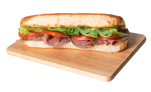 Order Roast Beef Classic Sandwich food online from Post Game Pizza store, Ozark on bringmethat.com