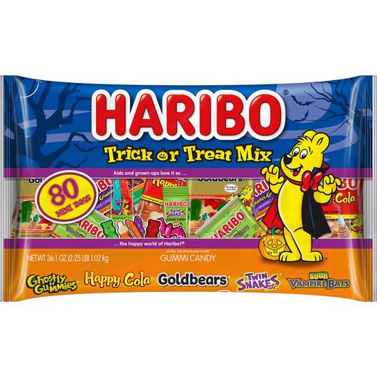 Order HARIBO Gummi Trick or Treat Mix, 80 CT food online from Cvs store, CONCORD on bringmethat.com