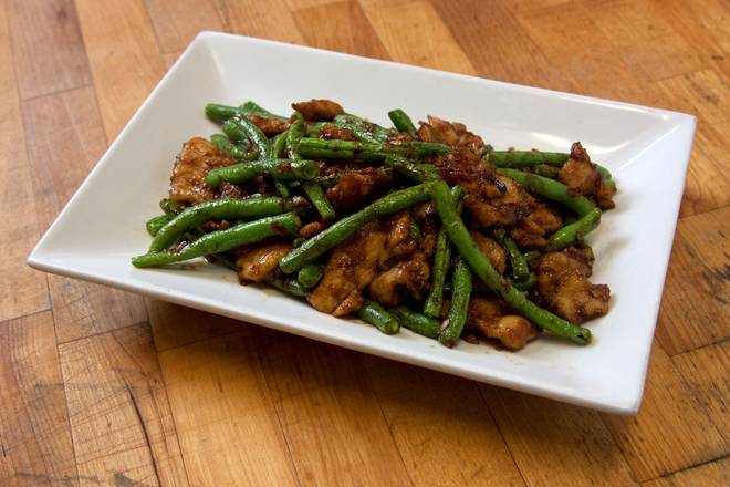 Order String Bean Chicken food online from Ginger Cafe store, Sunnyvale on bringmethat.com