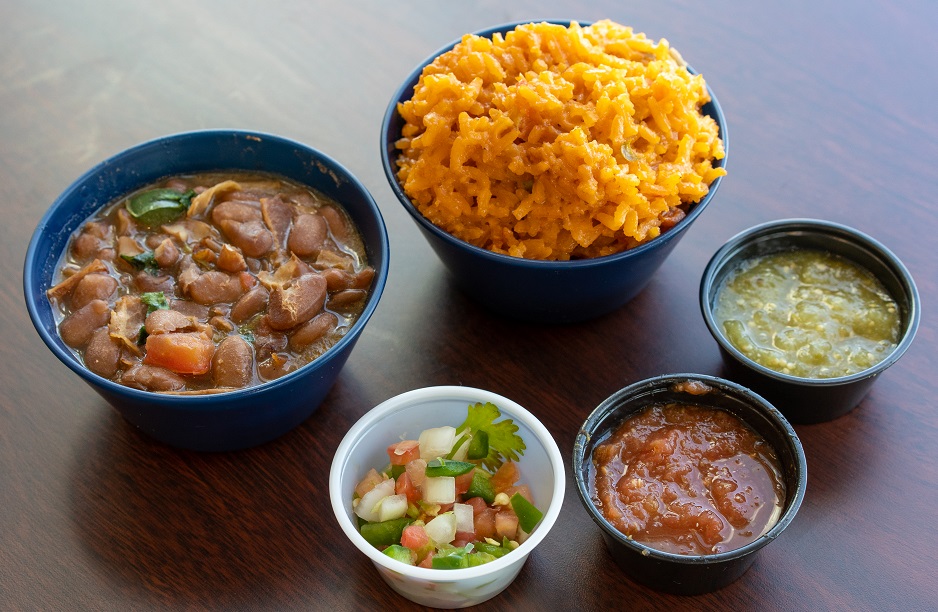 Order Rice and Beans food online from Tejas Taco store, Pharr on bringmethat.com