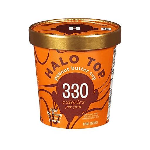 Order Halo Top Peanut Butter Cup Light Ice Cream (16 OZ) 40527 food online from Bevmo! store, Pasadena on bringmethat.com