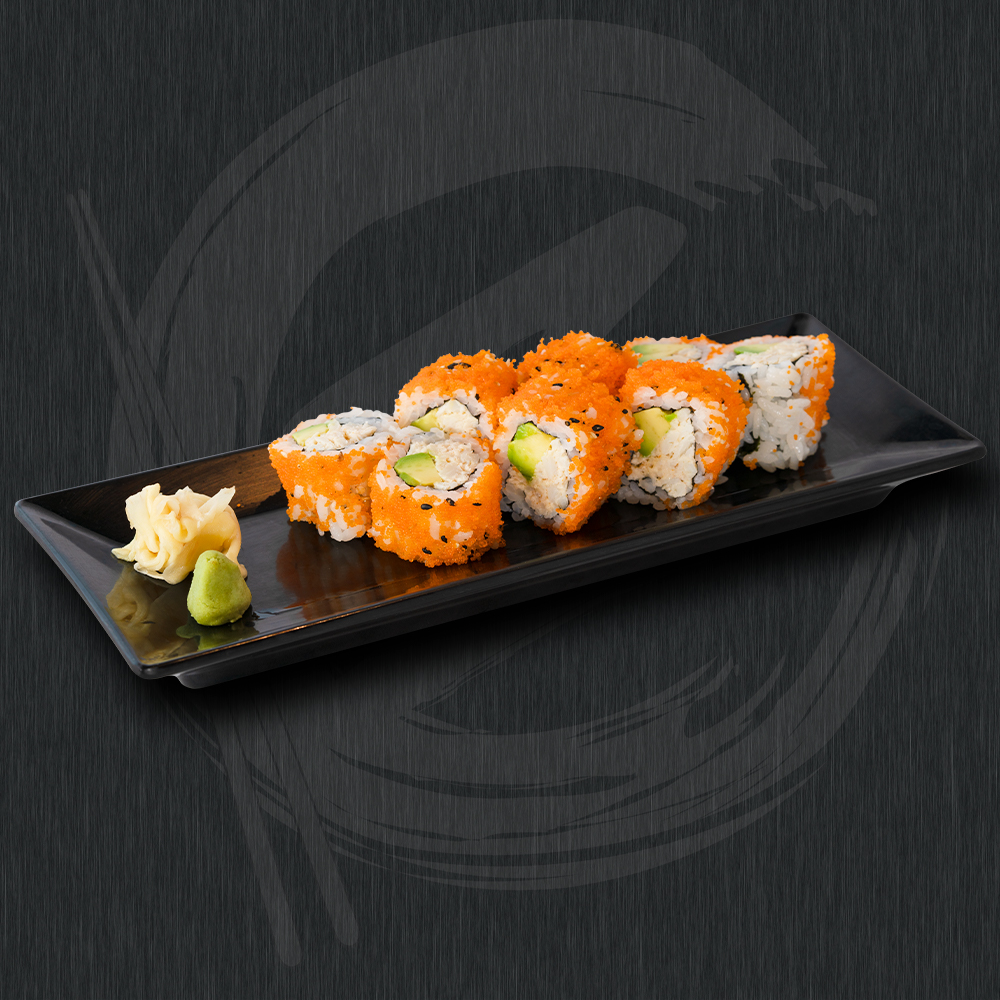 Order Real Crab California Roll food online from Zane Japanese Eatery store, Germantown on bringmethat.com