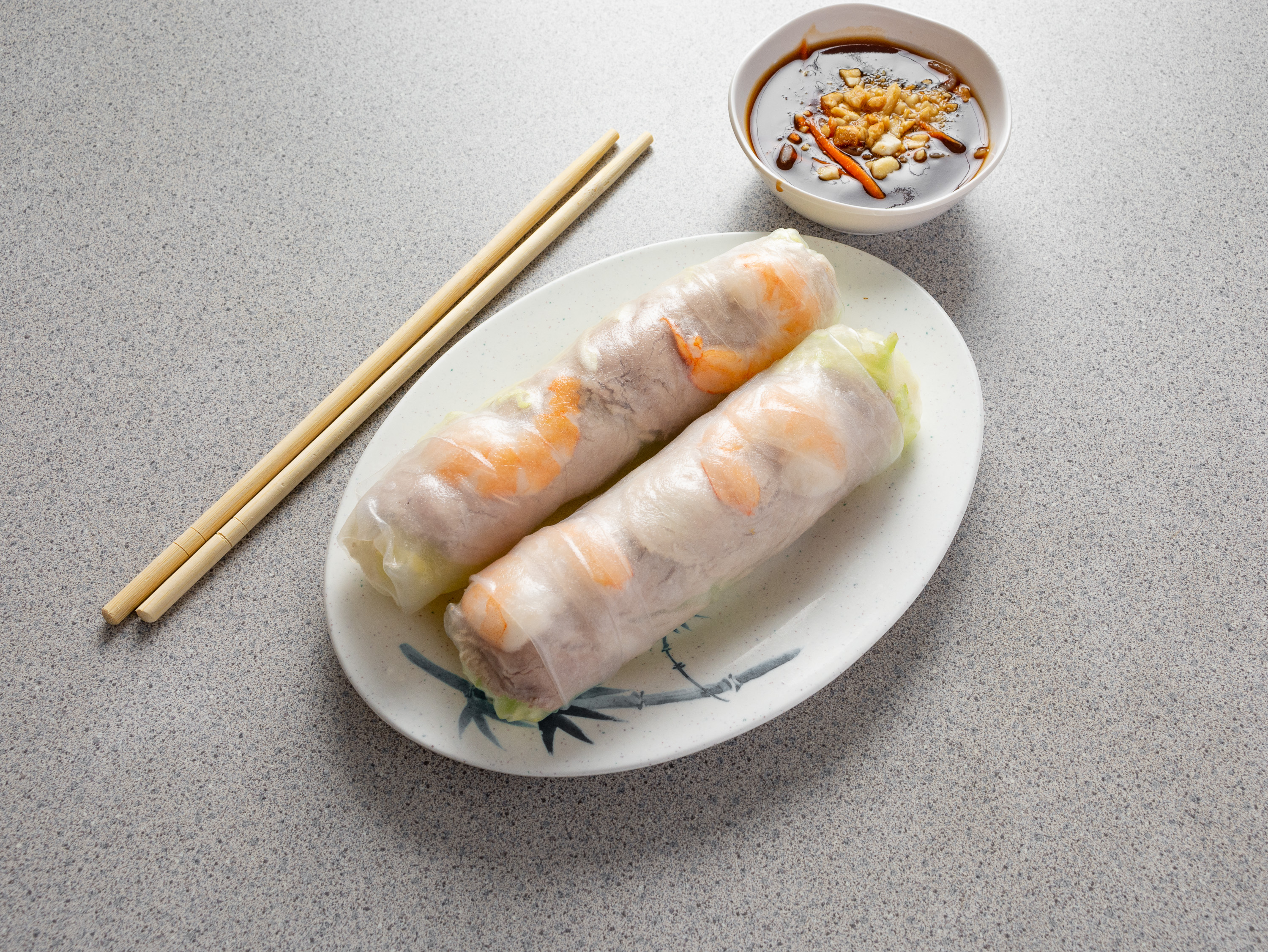 Order #32 - Gỏi cuốn - 2 Spring Rolls food online from Saigon Noodle House store, Temecula on bringmethat.com