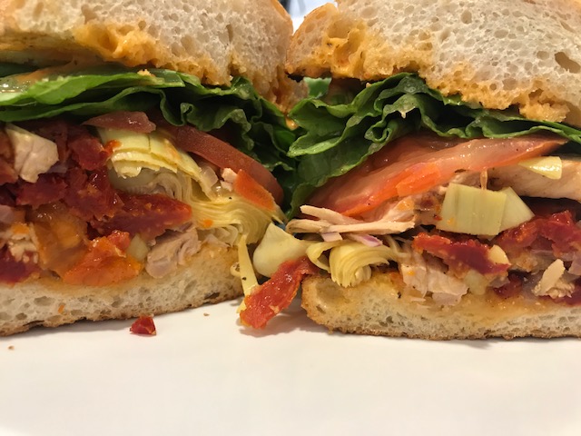 Order Sicilian Chicken Breast Sandwich food online from Why Cook? store, Alameda on bringmethat.com