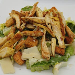 Order Caesar Salad con Pollo food online from El Caballo Wraps store, Alameda on bringmethat.com