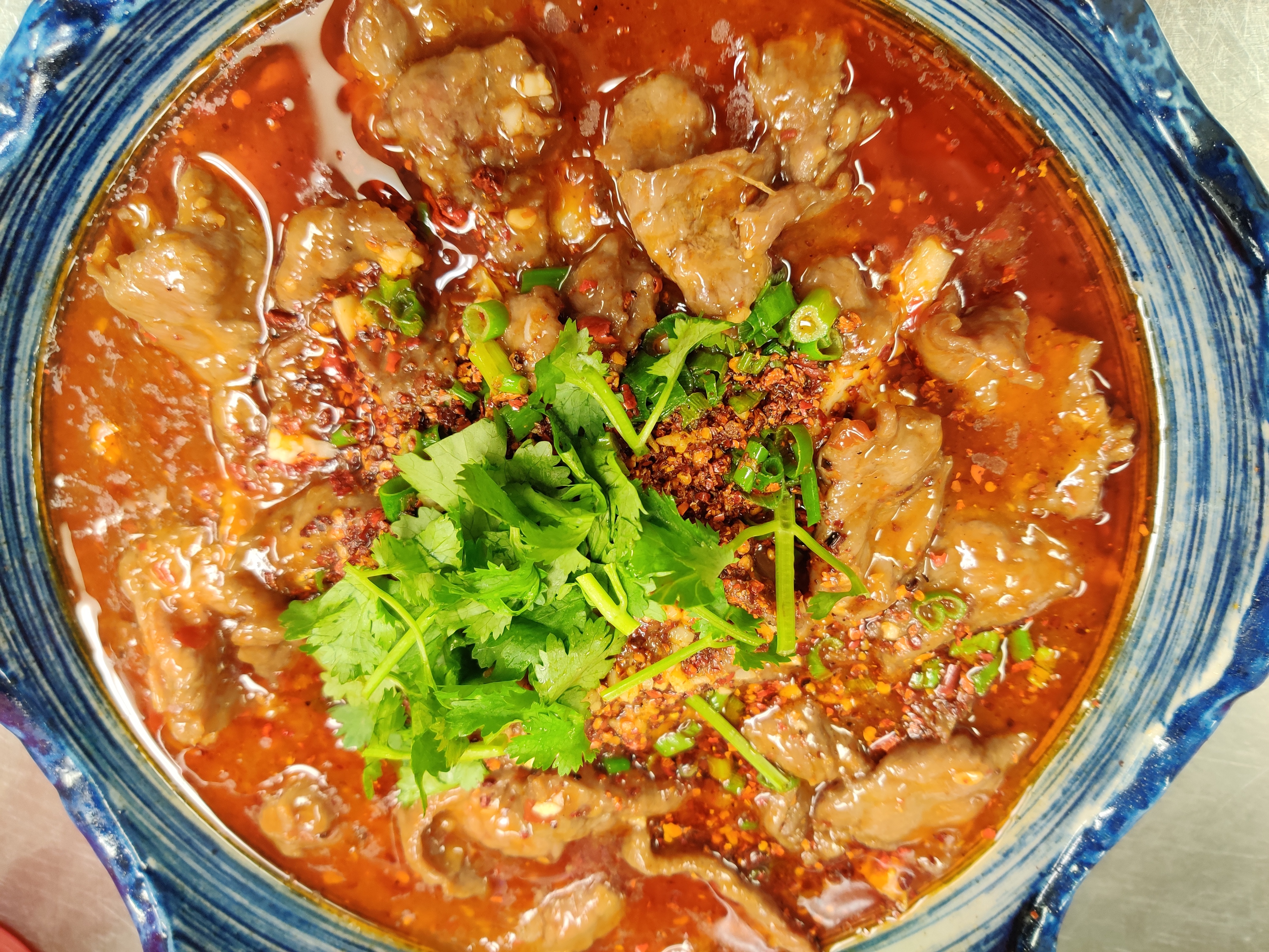 Order G4. Beef Soupy Style 水煮牛 food online from Red Chili store, Vestal on bringmethat.com
