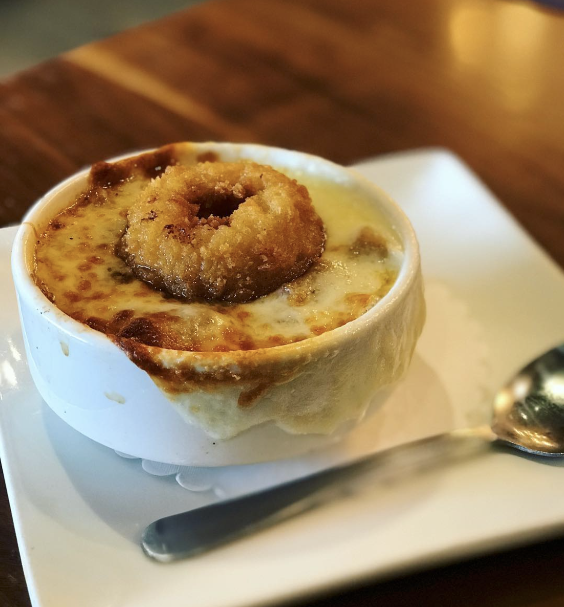 Order French Onion Soup food online from Maggie Mcfly's store, Southbury on bringmethat.com