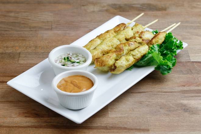 Order Chicken Satay food online from Koon Thai Kitchen store, San Diego on bringmethat.com