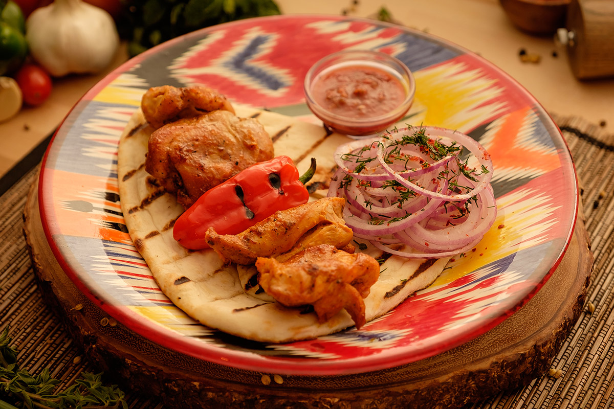 Order Shashlik Chicken food online from Jibek Jolu store, Chicago on bringmethat.com