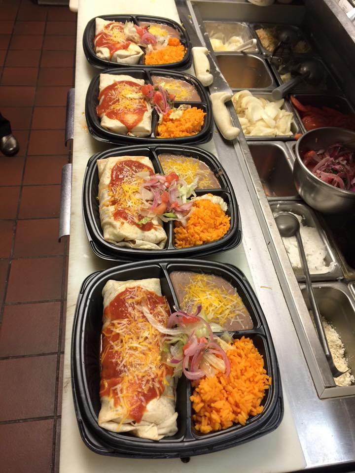 Order Burrito Plate food online from The Roasting Oven store, Fort Mill on bringmethat.com