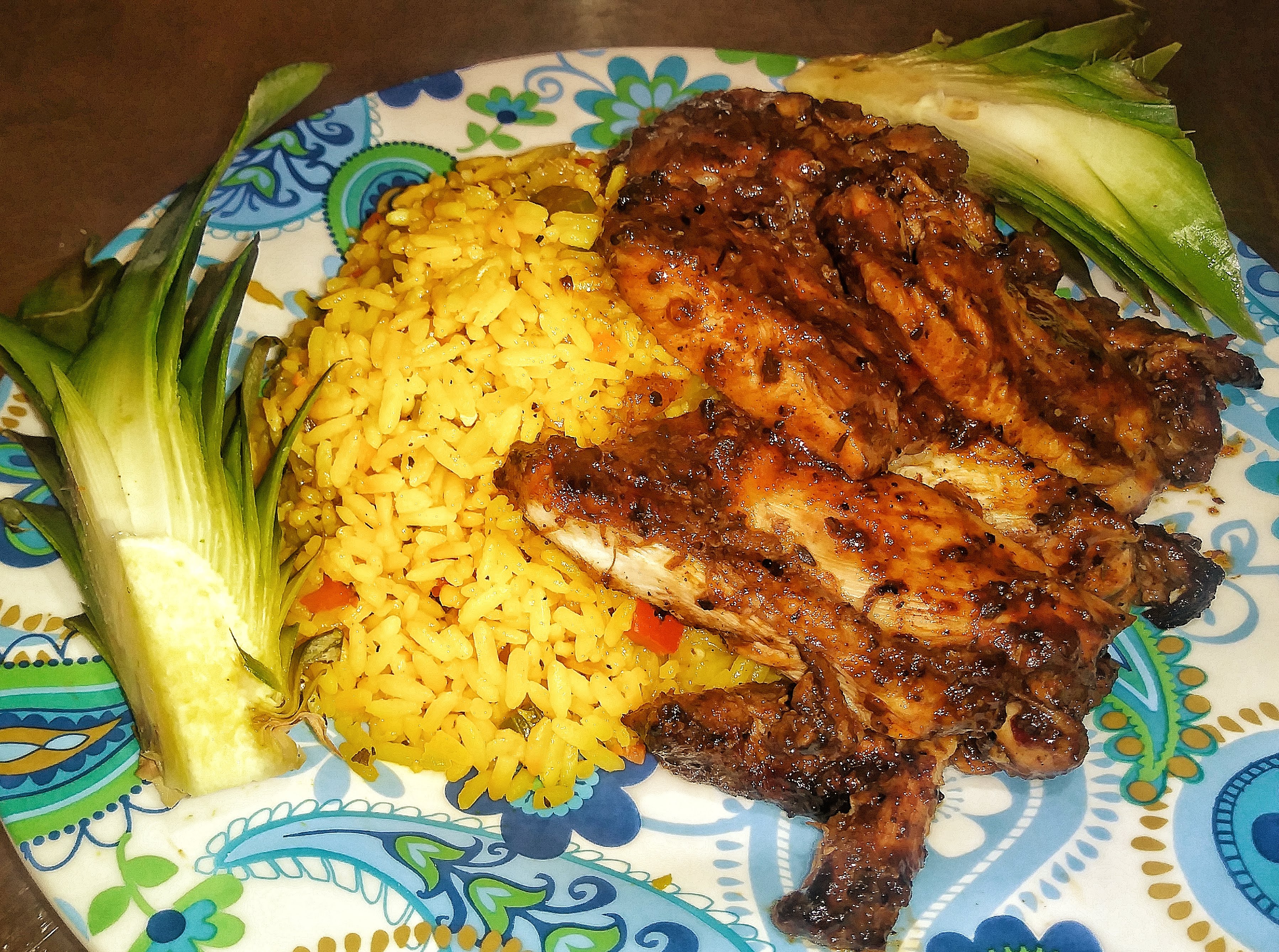 Order Jerk Chicken  food online from Good Vibes To Go Cuisine store, Columbus on bringmethat.com