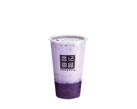 Order K6 - Purple Yam Peach Gum Milk 紫薯於你桃膠 food online from Sweethoney Dessert store, Alhambra on bringmethat.com