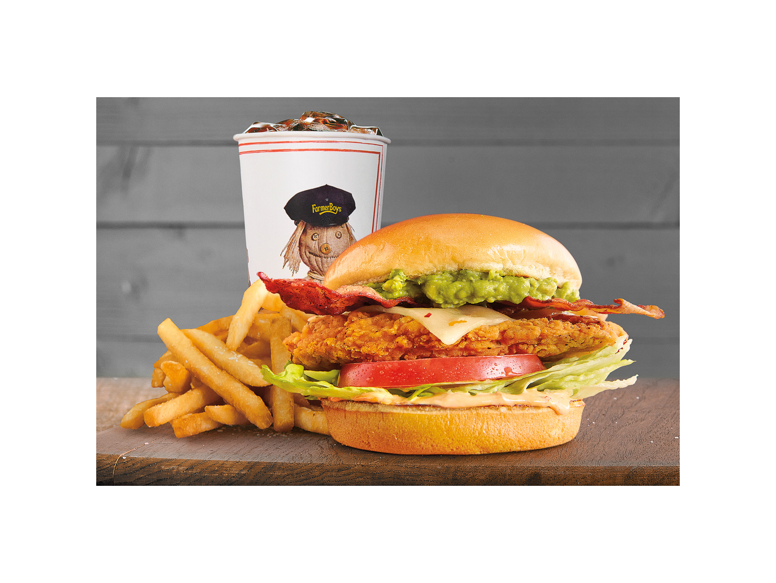 Order Loaded Classic Fried Chicken Sandwich Combo food online from Farmer Boys store, Lancaster on bringmethat.com