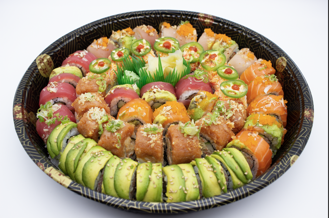 Order 64 Pieces Specialty Roll food online from Sushiaru store, Victorville on bringmethat.com