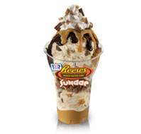 Order Reese's Peanut Butter Cup Layered Sundae food online from Baskin-Robbins store, Cleveland on bringmethat.com
