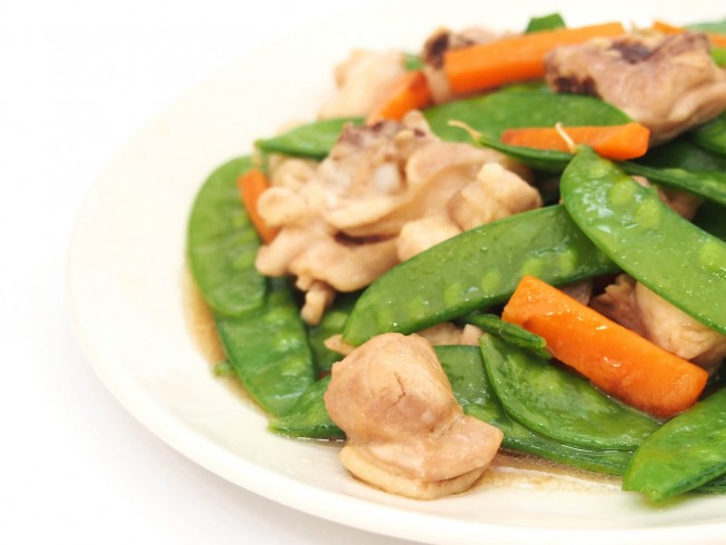 Order 183. Chicken with Peapods food online from June Heng store, Streamwood on bringmethat.com