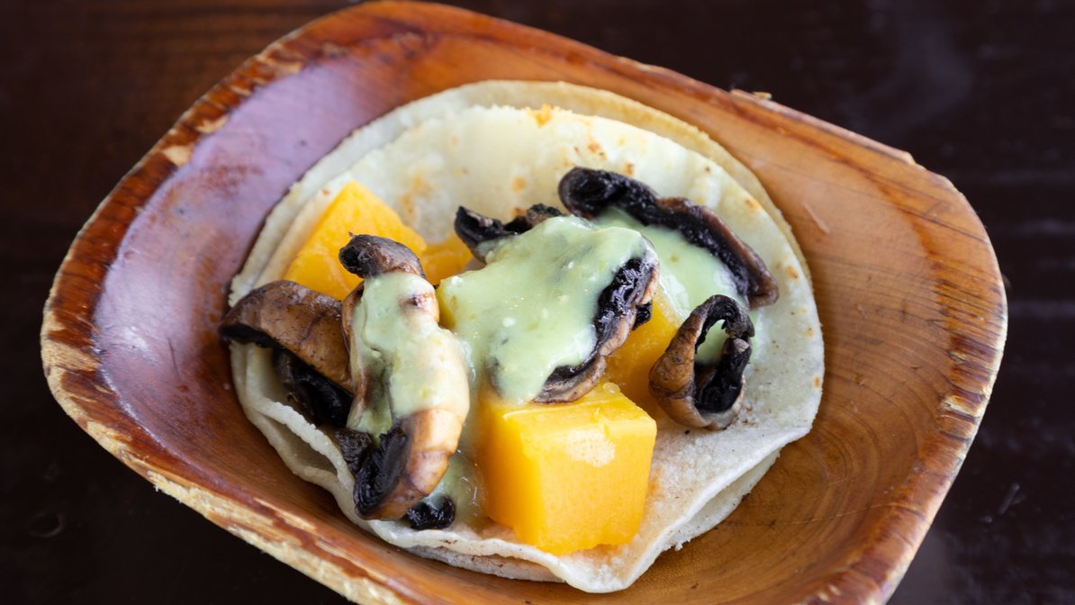 Order Butternut Squash Taco food online from Jalapeno Pete store, Studio City on bringmethat.com