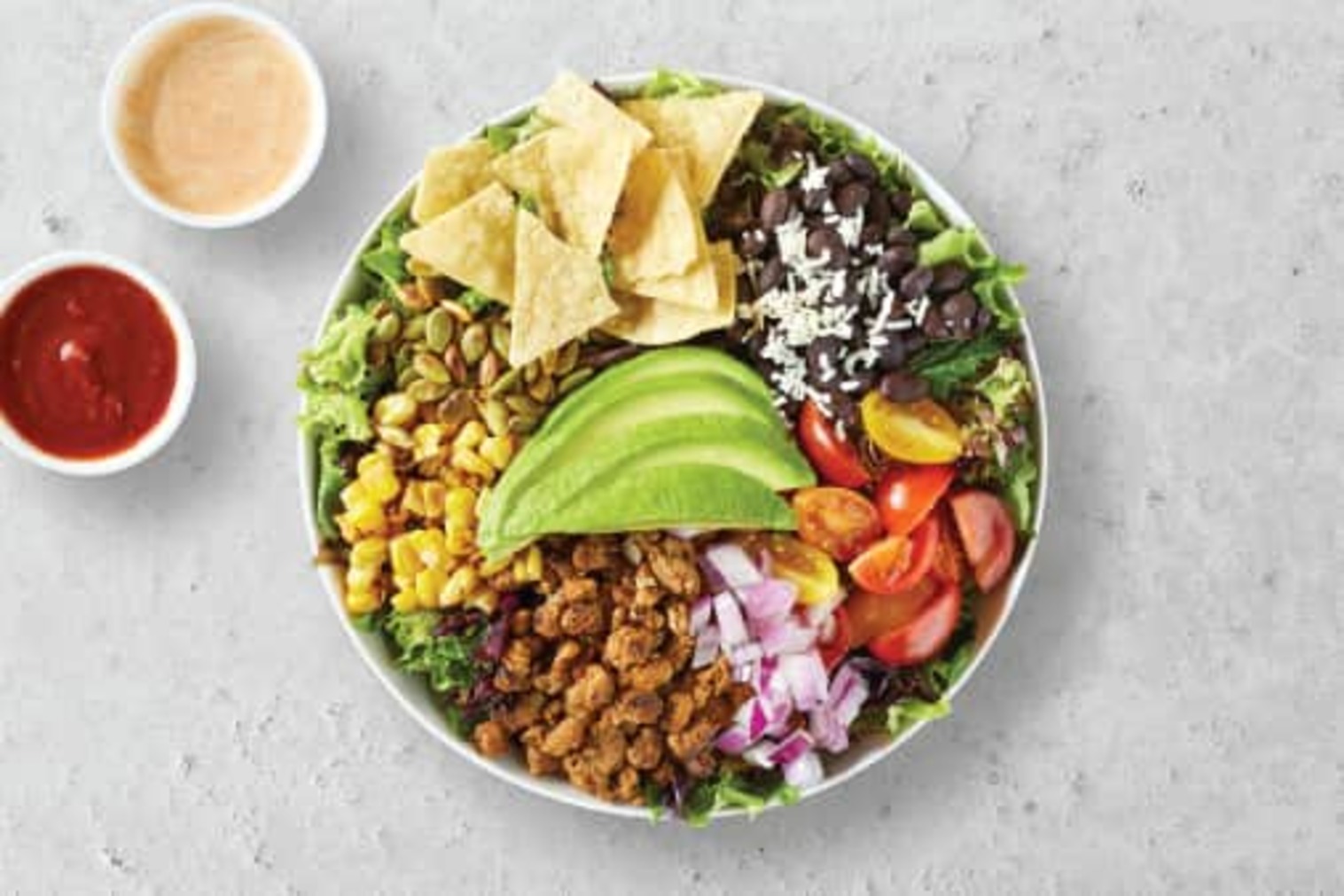 Order Super Taco Salad food online from High Tech Burrito store, Alamo on bringmethat.com