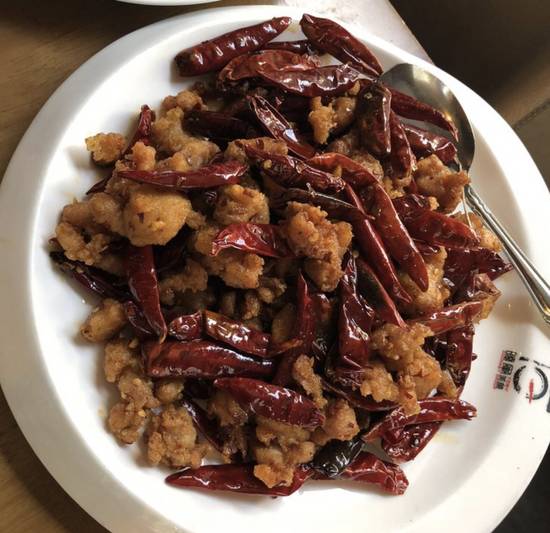 Order Chef's Special Dry Chili Chicken food online from Lao Sze Chuan store, Downers Grove on bringmethat.com