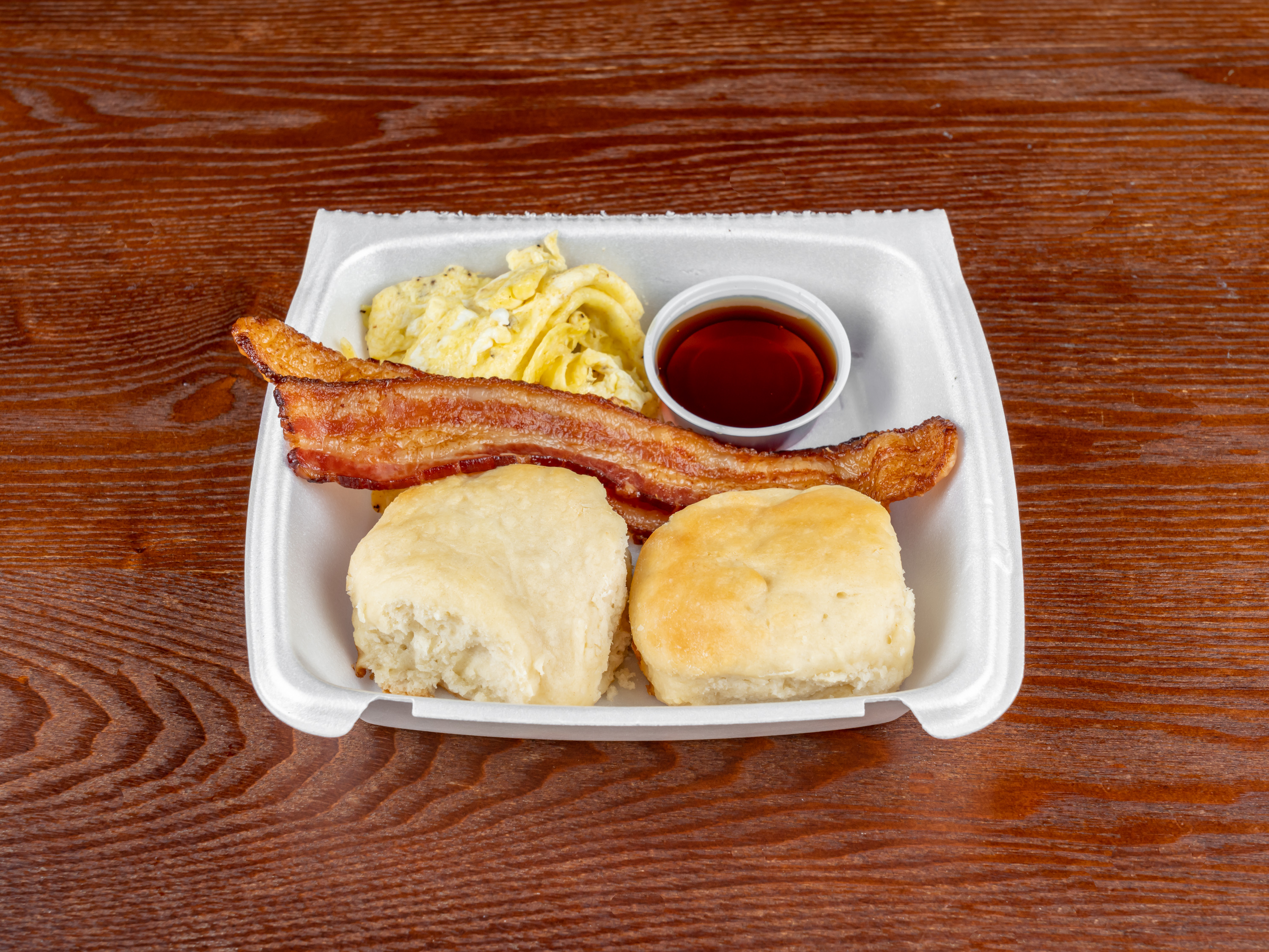 Order Breakfast Sandwich, 1 Bacon and 1 Egg food online from Meraki Kitchen store, Houston on bringmethat.com