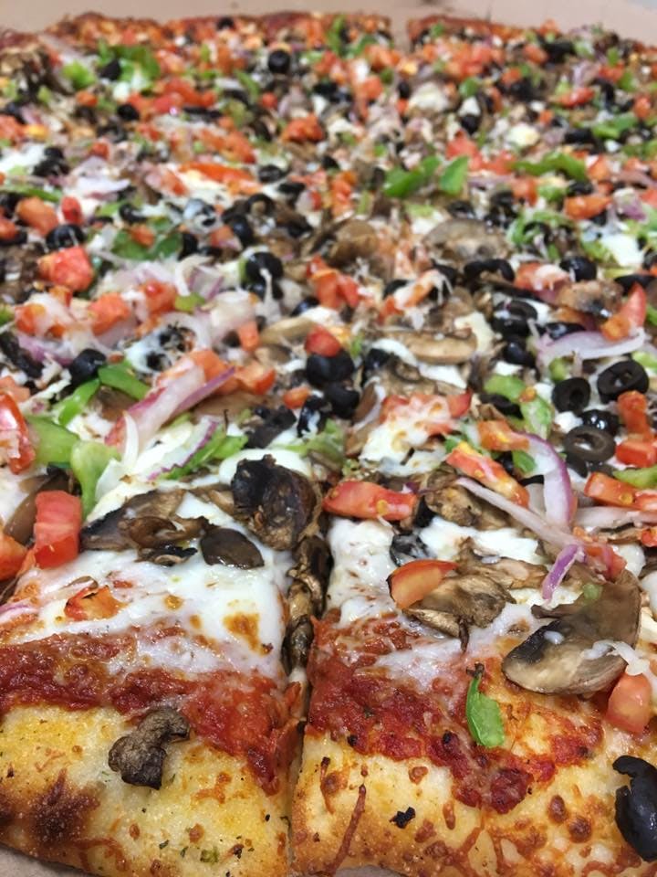Order Veggie Pizza - Small 10'' food online from Rico's Pizza store, Modesto on bringmethat.com