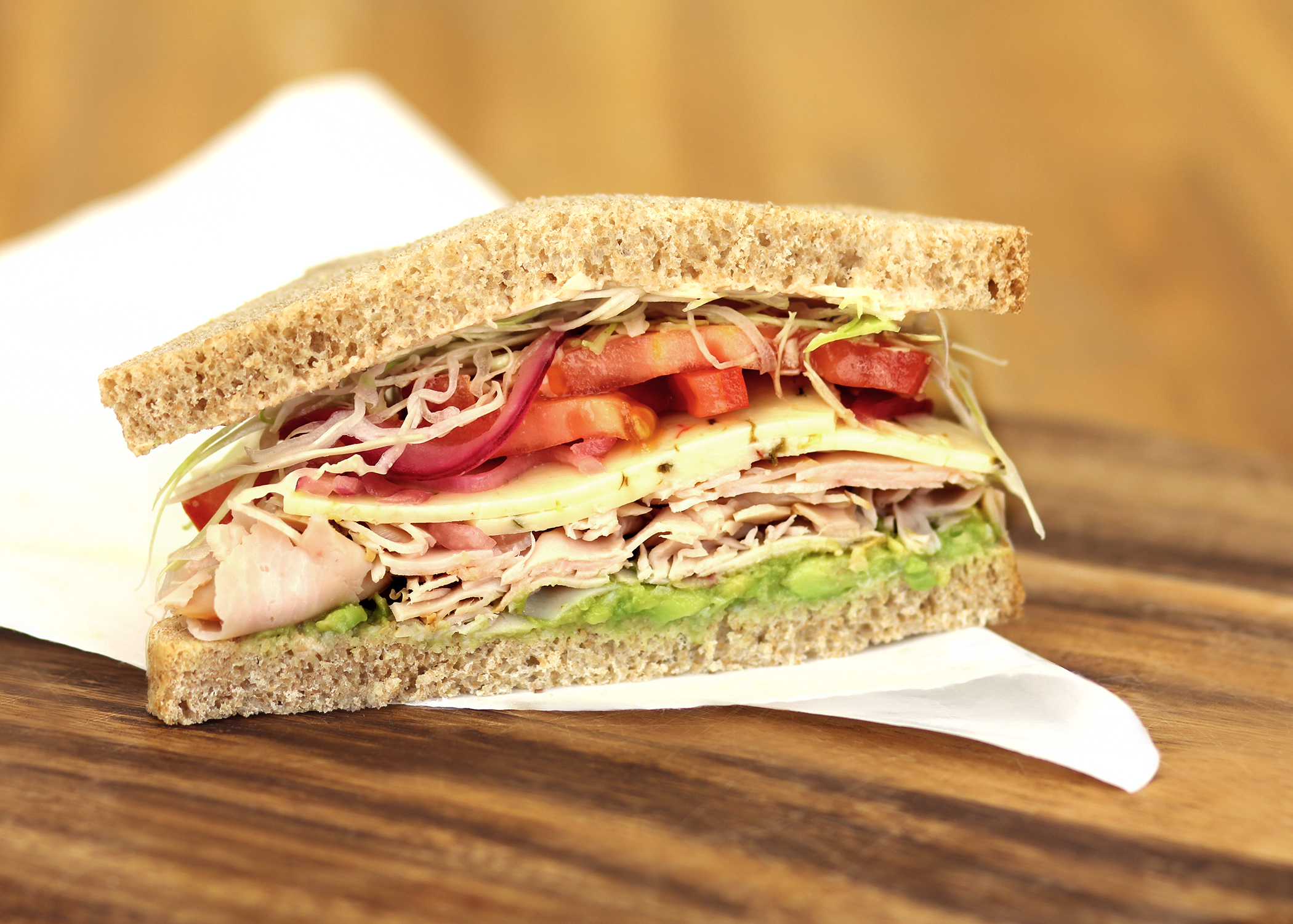Order Baja Chipotle Turkey Cold Sandwich food online from Great Harvest Bread Company store, Evanston on bringmethat.com