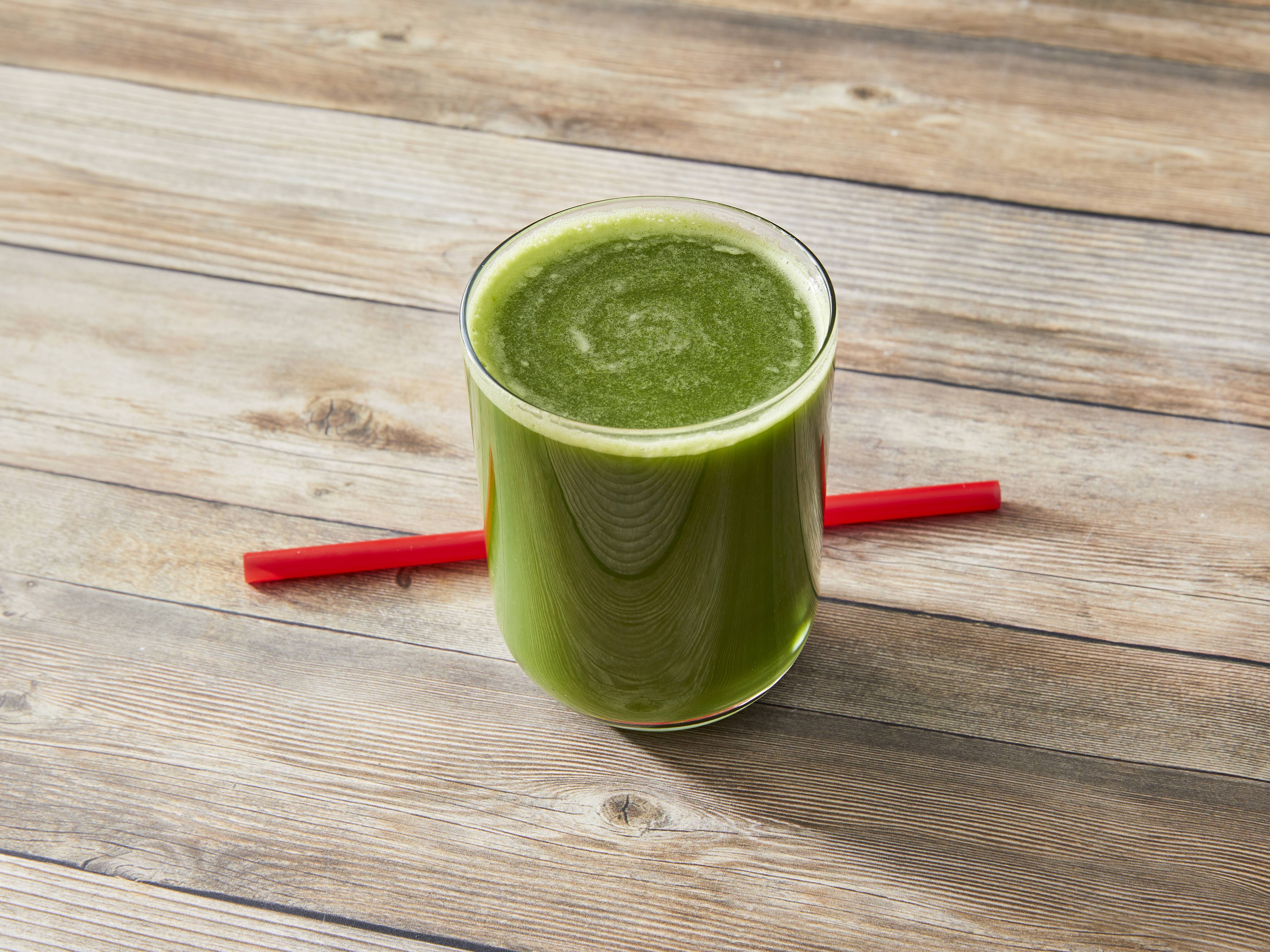 Order 16 oz. Beauty and The Greens Juice food online from Red Mango store, Skokie on bringmethat.com