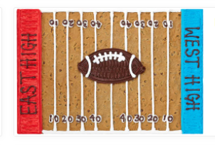 Order Football Field - S3504 food online from Cookie Co store, Longview on bringmethat.com