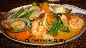Order C4. Pha Naeng Curry food online from Bua Thai Restaurant store, Old Orchard Beach on bringmethat.com