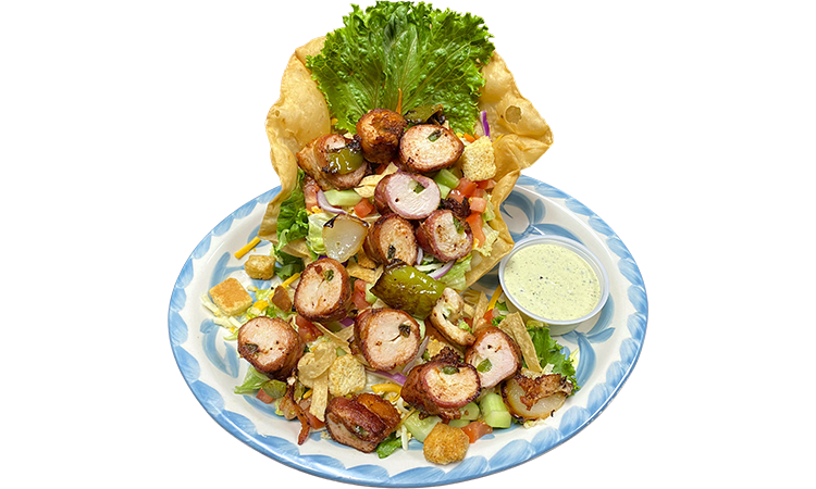 Order Chicken Diablo Salad food online from Iguana Joe's store, Baytown on bringmethat.com