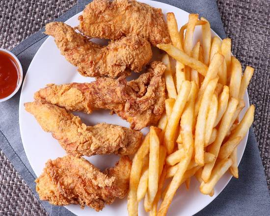 Order 3 Pc Chicken Tenders food online from Jj Fish & Chicken store, Justice on bringmethat.com