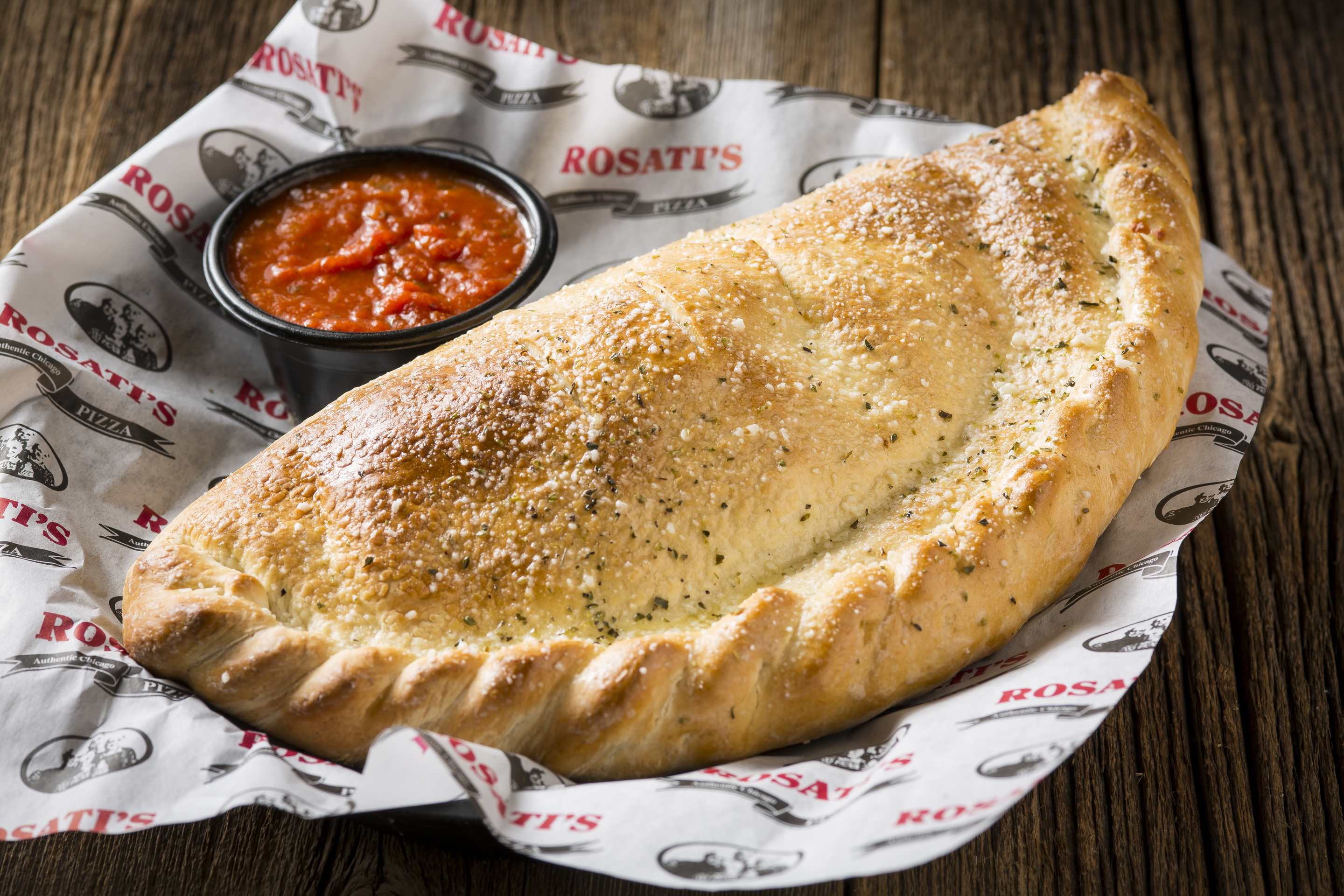 Order Cheese Calzone food online from Rosati's Pizza store, Chicago on bringmethat.com