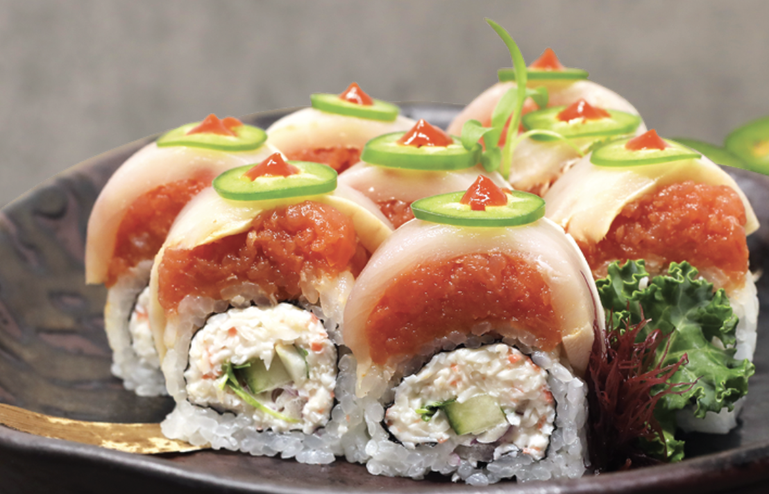 Order Fire In The Roll food online from Crazy Rock'N Sushi store, La Puente on bringmethat.com