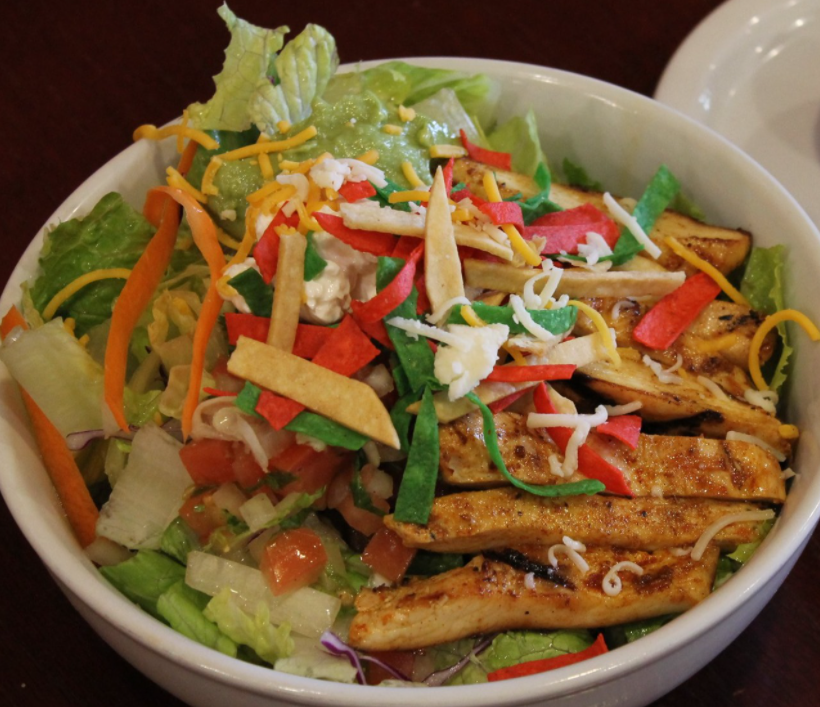 Order Taco Salad food online from Moreno Mexican Grill store, Chandler on bringmethat.com