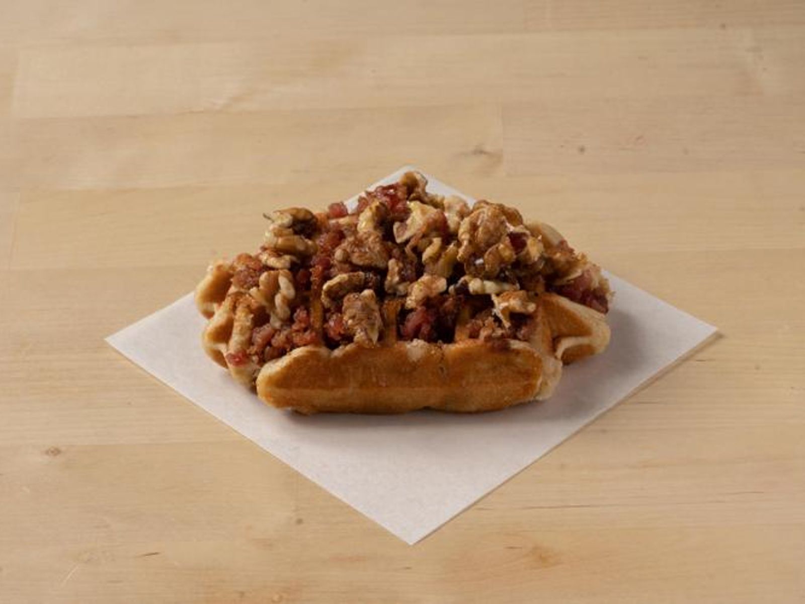 Order The Belgium Bacon Waffle food online from Bowled store, Troy on bringmethat.com