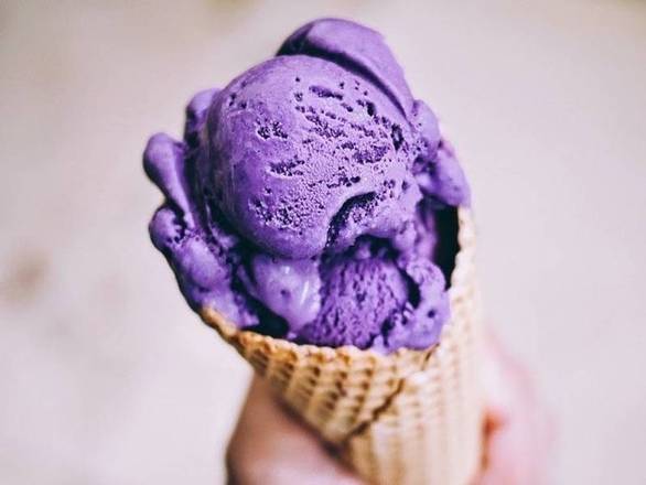 Order Ube Ice Cream Pint food online from Meat on the Street store, Milwaukee on bringmethat.com