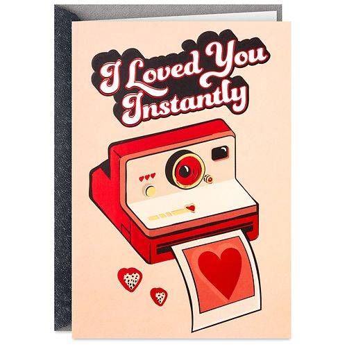 Order Hallmark Valentines Day Card (Polaroid, Loved You Instantly) S30 - 1.0 ea food online from Walgreens store, Portage on bringmethat.com