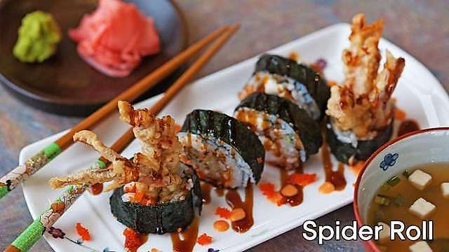 Order Spider Roll food online from Samurai Japanese Steak House store, Huntington on bringmethat.com