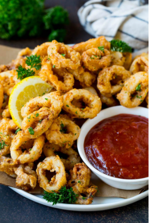 Order Fried Calamari food online from Pagliucas store, Boston on bringmethat.com