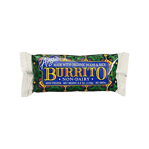 Order Amy's Organic Beans and Rice Burrito (6 OZ) 40625 food online from Bevmo! store, Pasadena on bringmethat.com