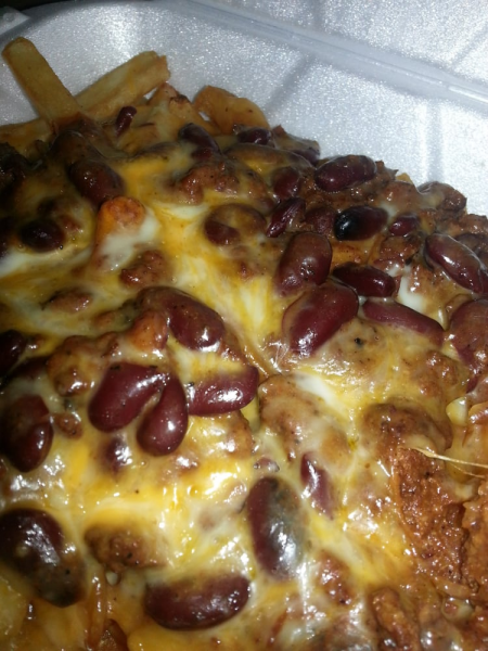 Order Cajun Chili Cheese Fries food online from MVP's Grill & Patio store, Long Beach on bringmethat.com
