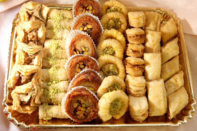 Order  Tray of Assorted Baklava  food online from Salam store, Chicago on bringmethat.com