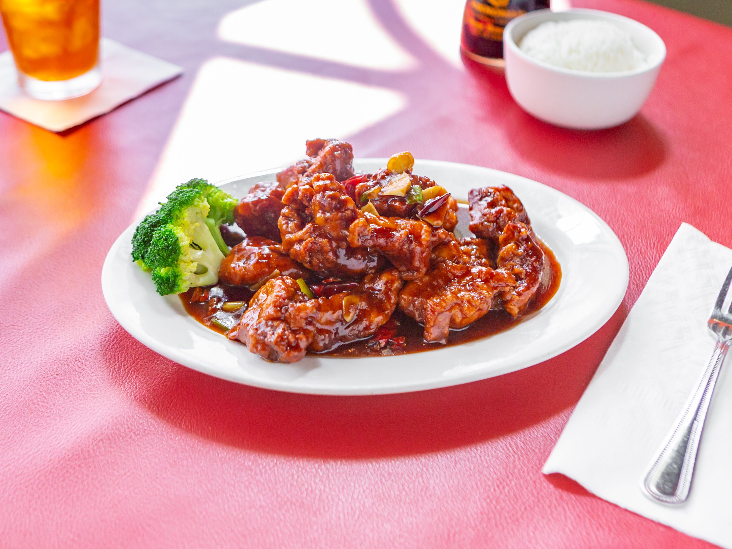 Order General Tso's Chicken food online from Tang's Pacific Bistro store, Ft. Worth on bringmethat.com