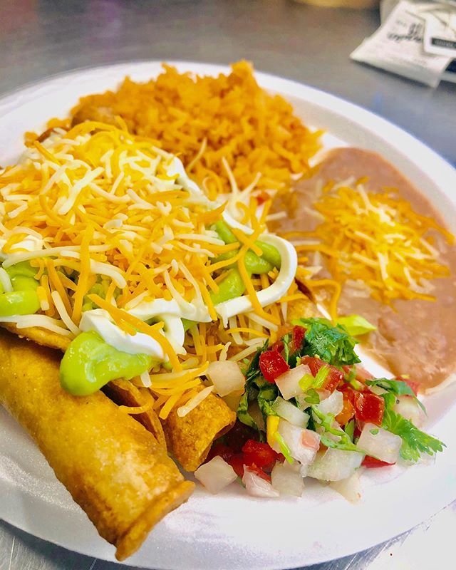Order Rolled Taco Combo food online from Papis Tacos And More store, Radcliff on bringmethat.com
